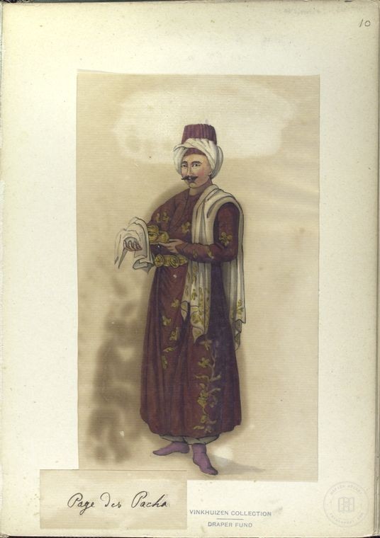 Osmanlı Halkları, Askerleri, Memurlar, Kostümleri — Portre ve kişi arşivi