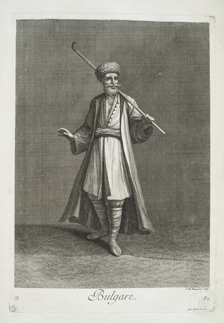 Ottoman People, Soldiers, Officers, Costumes — Portrait from the archive