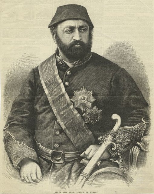 Ottoman People, Soldiers, Officers, Costumes — Portrait from the archive