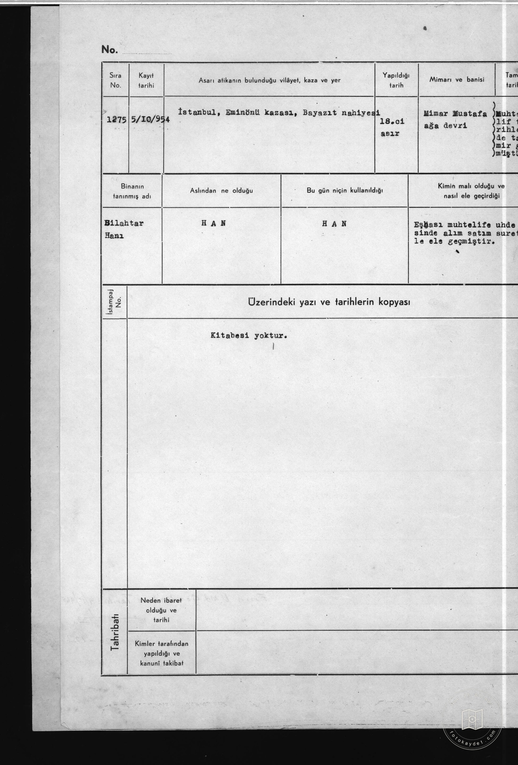 SİLAHTAR HANI — Document