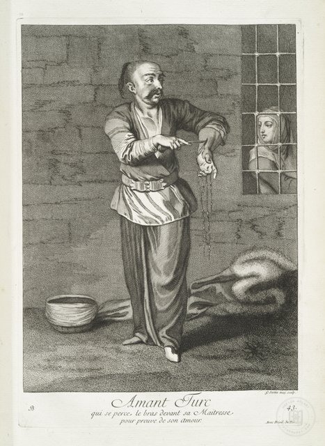Ottoman People, Soldiers, Officers, Costumes — Portrait from the archive