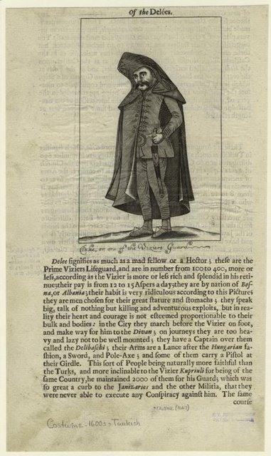 Ottoman People, Soldiers, Officers, Costumes — Portrait from the archive