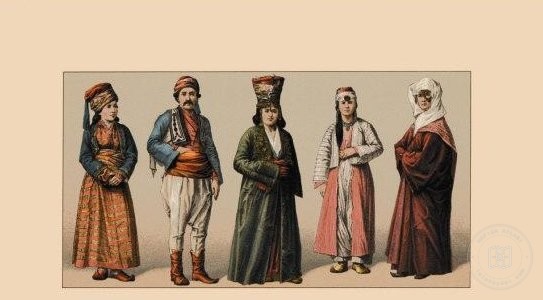 Ottoman People and Costumes — Portrait from the archive
