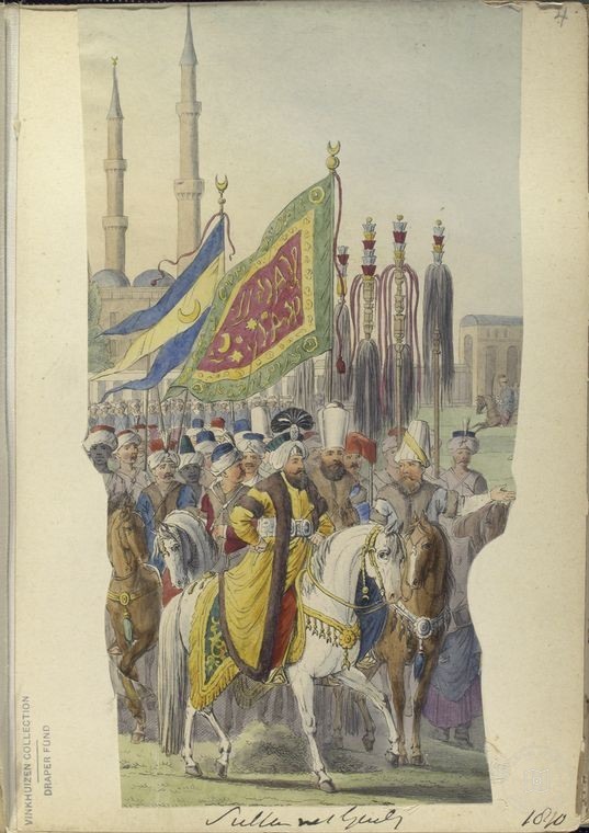 Osmanlı Halkları, Askerleri, Memurlar, Kostümleri — Portre ve kişi arşivi