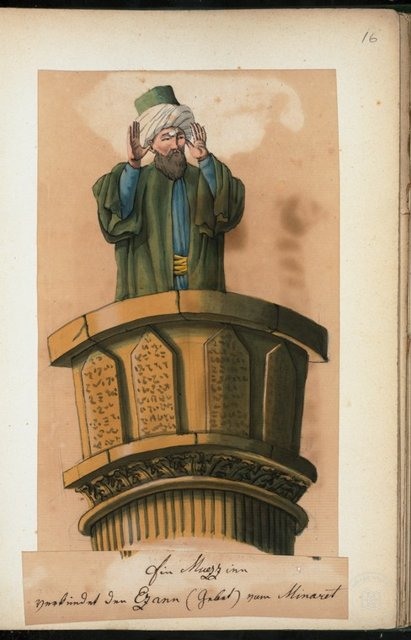 Ottoman People, Soldiers, Officers, Costumes — Portrait from the archive