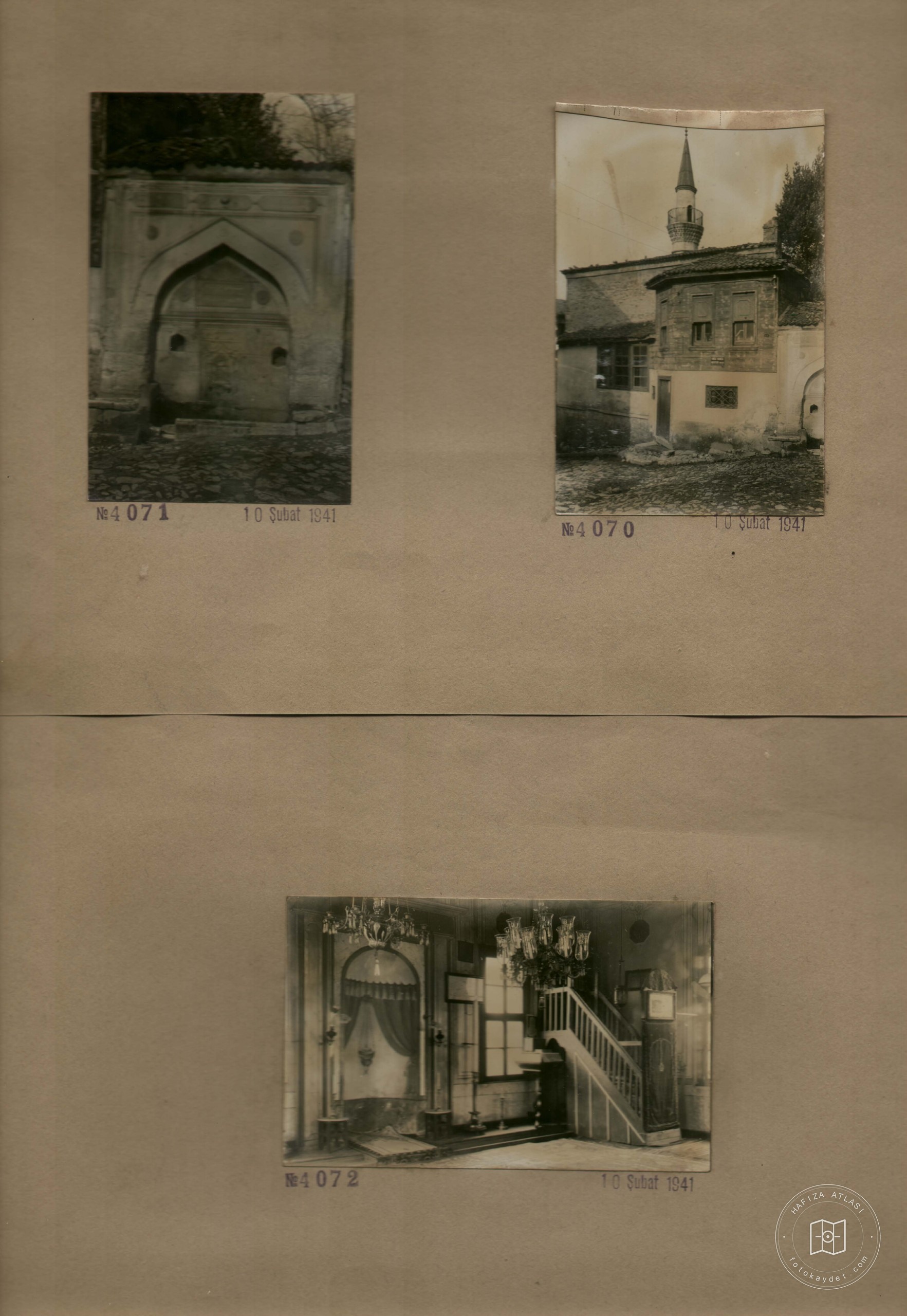 Hoca Hamza Camii ve Haziresi ve Çeşmesi — Albüm Levhası