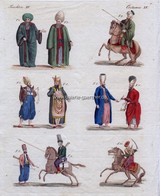 Osmanlı Halkı ve Kostümleri — Portre ve kişi arşivi
