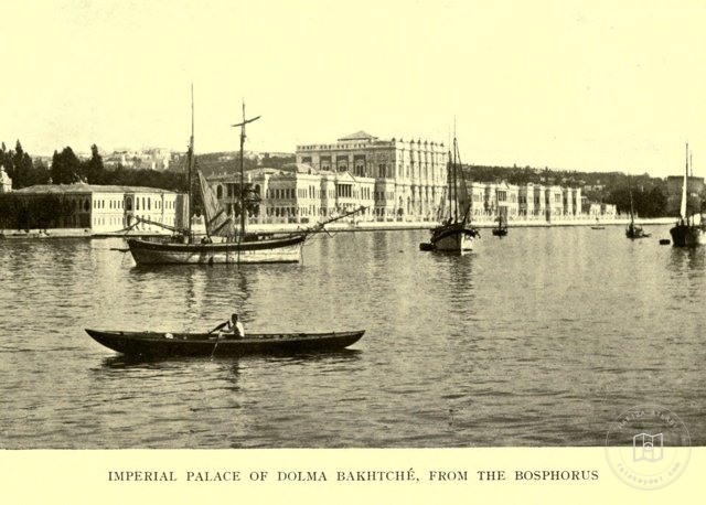 Dolmabahçe and Çırağan — View from the archive