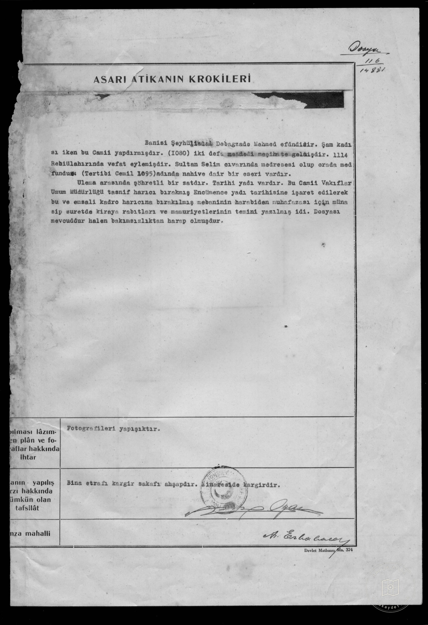 ALTAY Mosque — Document