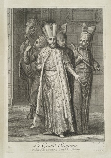 Ottoman People, Soldiers, Officers, Costumes — Portrait from the archive