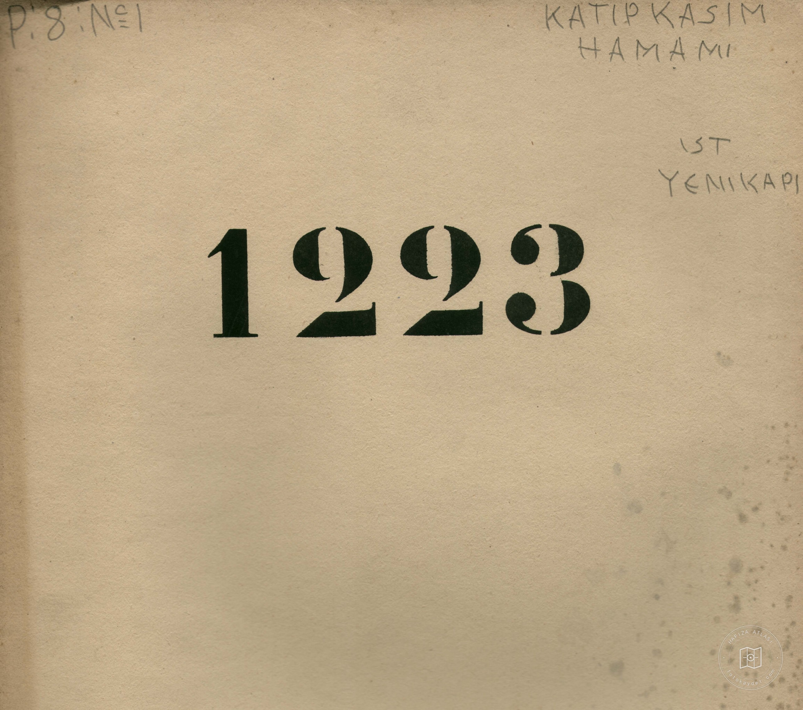 KATİP KASIM HAMAMI — Document