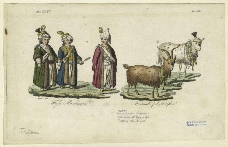 Ottoman People, Soldiers, Officers, Costumes — Portrait from the archive