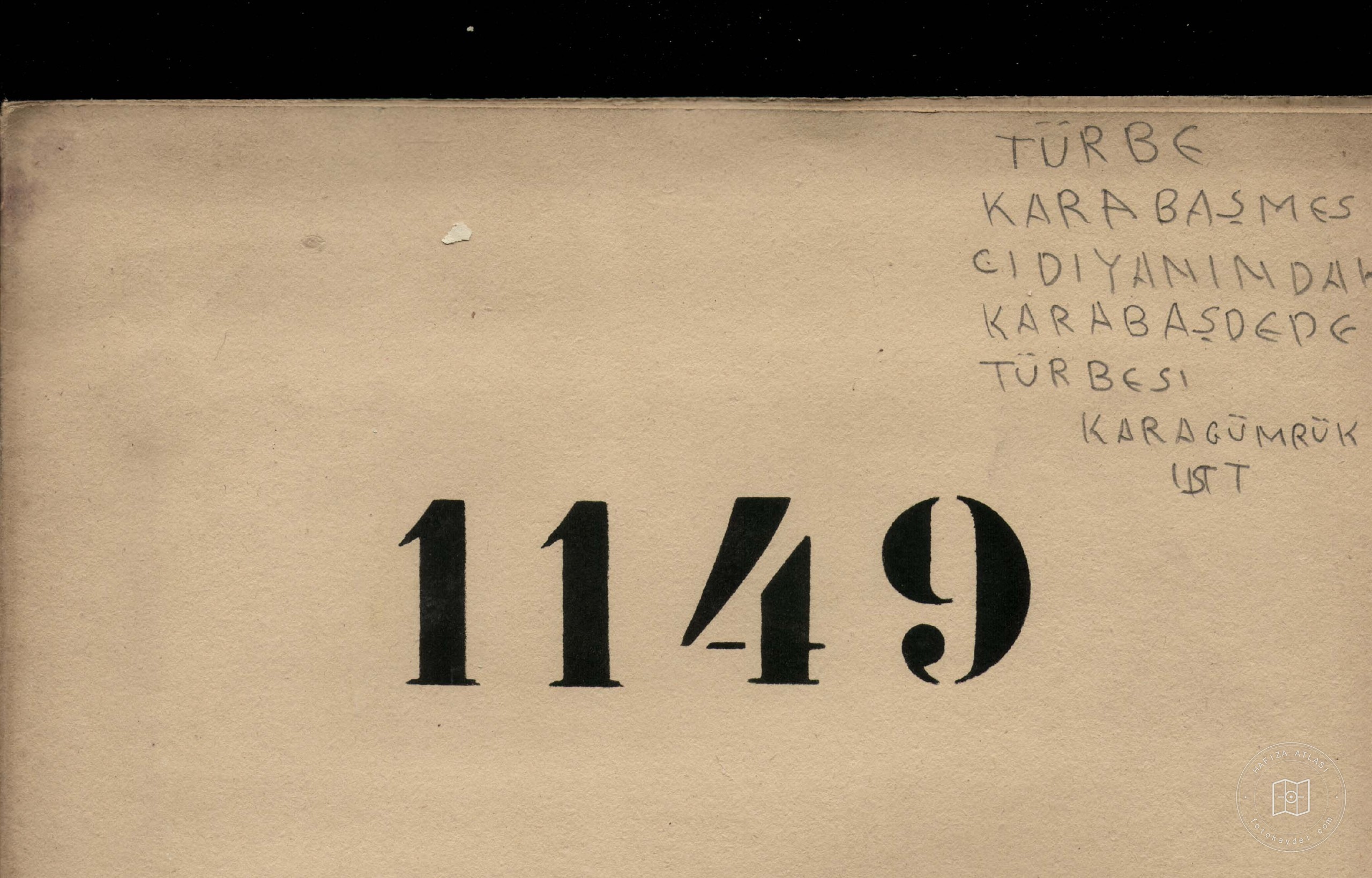 KARABAŞ DEDE Tomb — Document