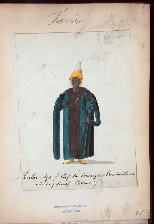 Ottoman People, Soldiers, Officers, Costumes — Portrait from the archive