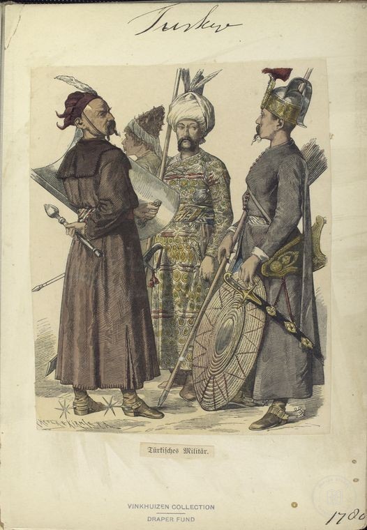 Osmanlı Halkları, Askerleri, Memurlar, Kostümleri — Portre ve kişi arşivi