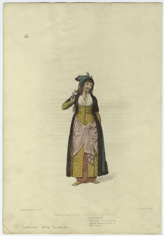 Ottoman People, Soldiers, Officers, Costumes — Portrait from the archive