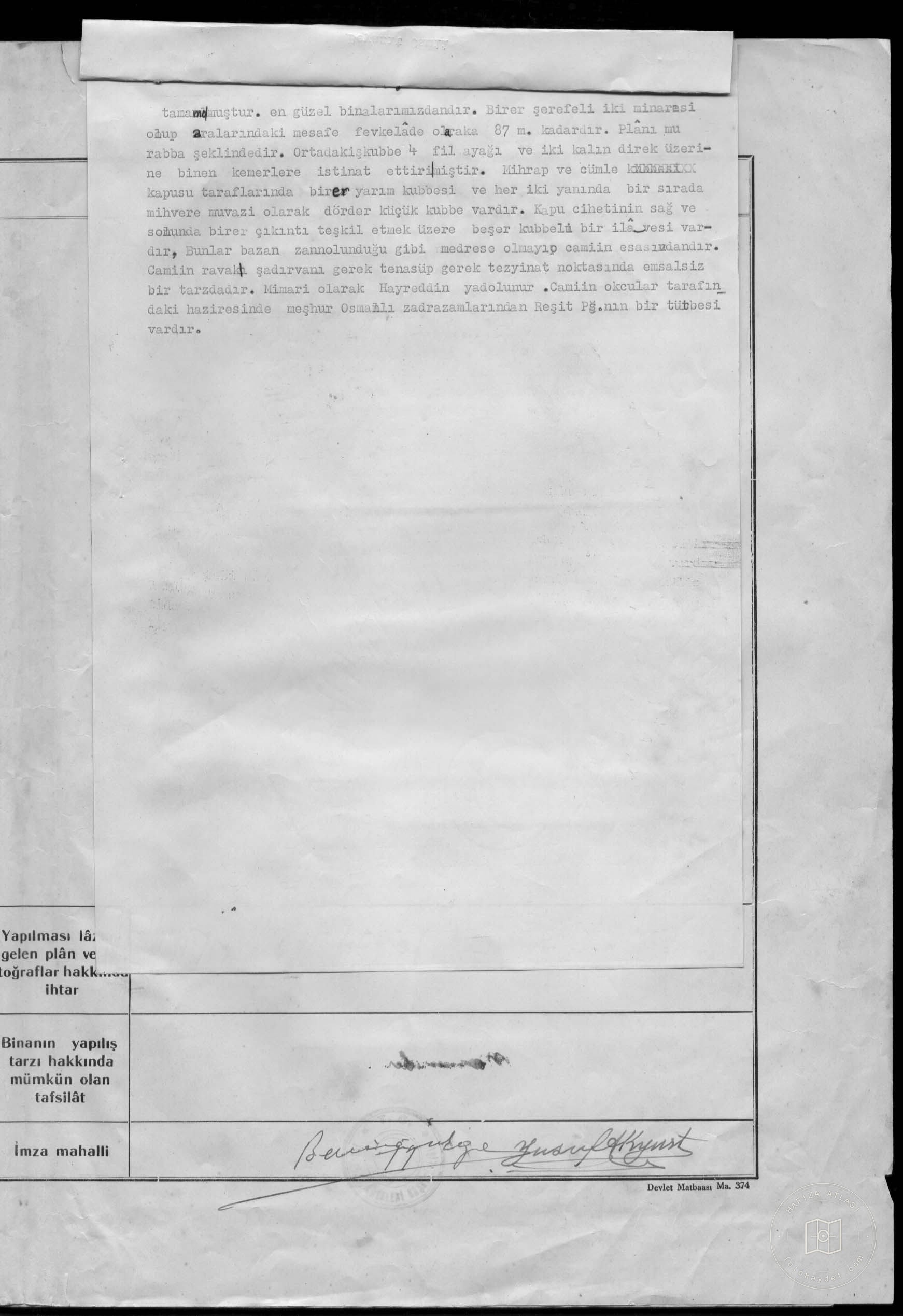 SULTAN WHITEID VELİ Mosque — Document