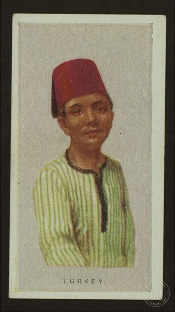 Ottoman People, Soldiers, Officers, Costumes — Portrait from the archive
