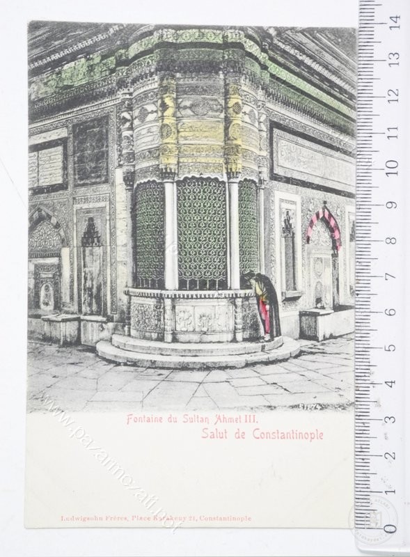 III. Ahmed Çeşmesi — Arşivden bir görünüm