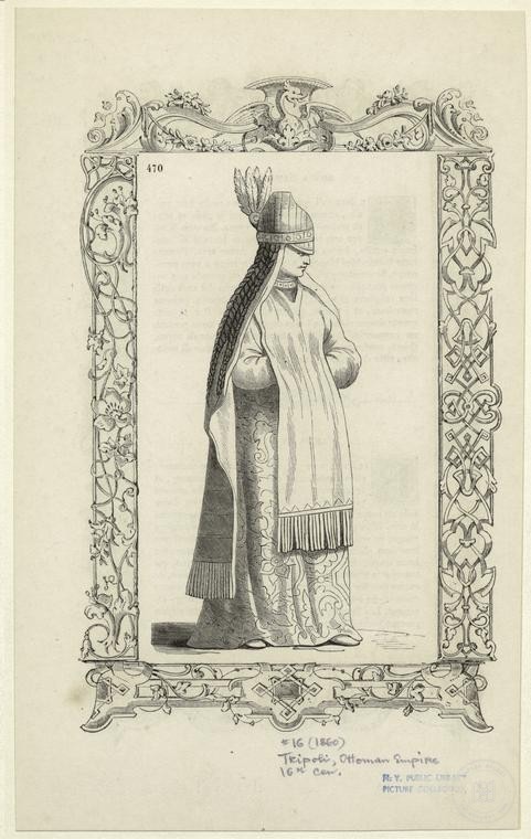 Ottoman People, Soldiers, Officers, Costumes — Portrait from the archive