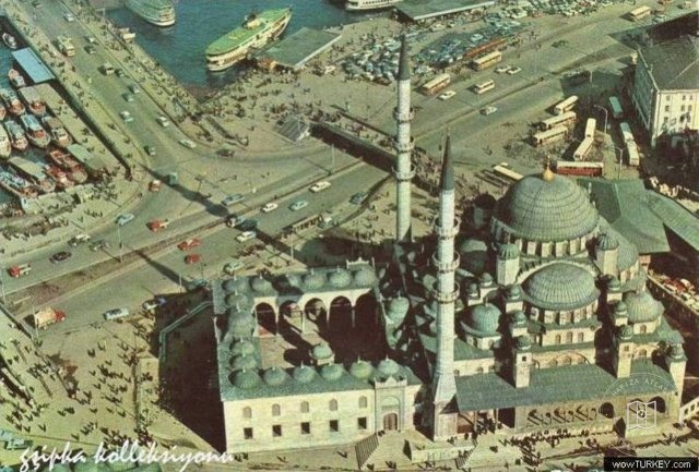 Yeni Camii ve Eminönü Kartpostal