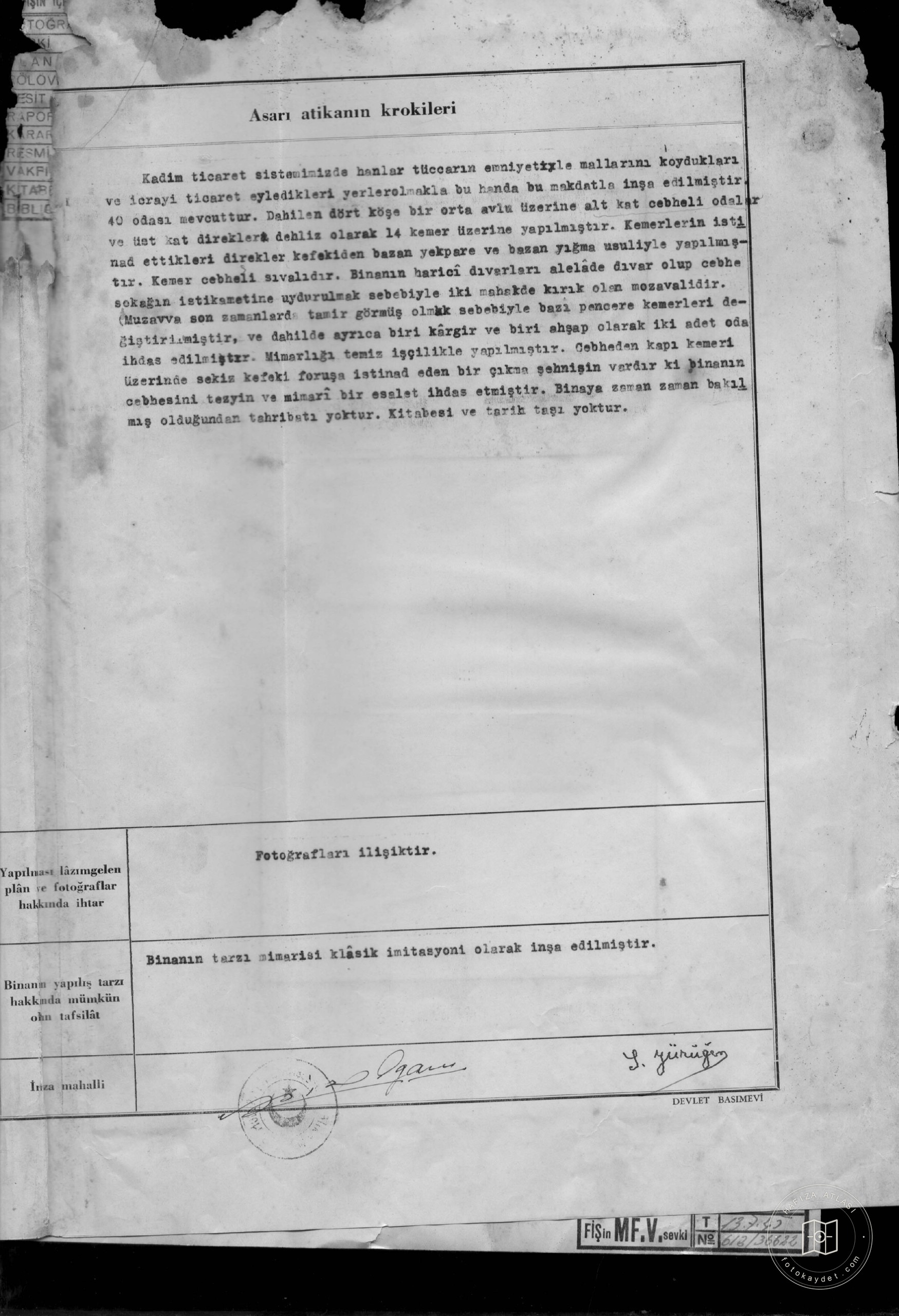 ALİ PAŞA HANI — Document
