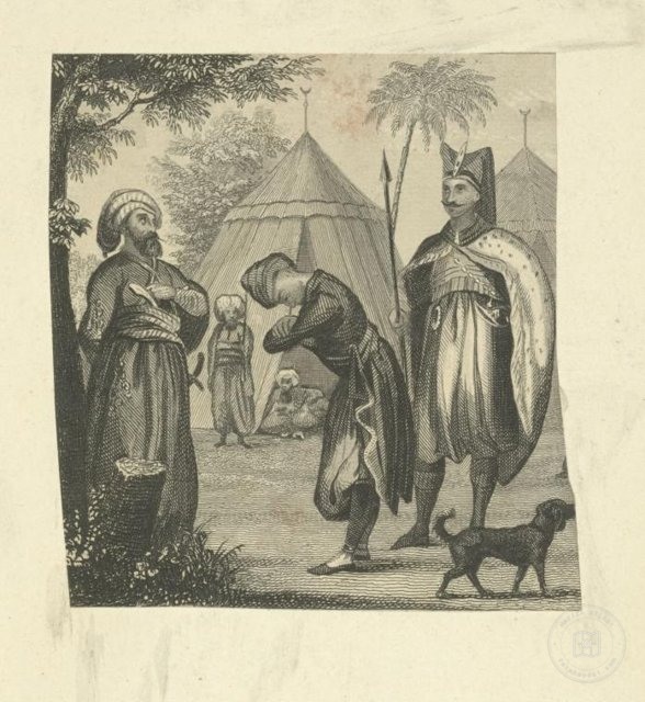 Ottoman People, Soldiers, Officers, Costumes — Portrait from the archive
