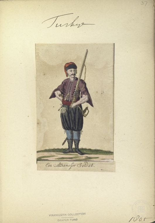 Osmanlı Halkları, Askerleri, Memurlar, Kostümleri — Portre ve kişi arşivi