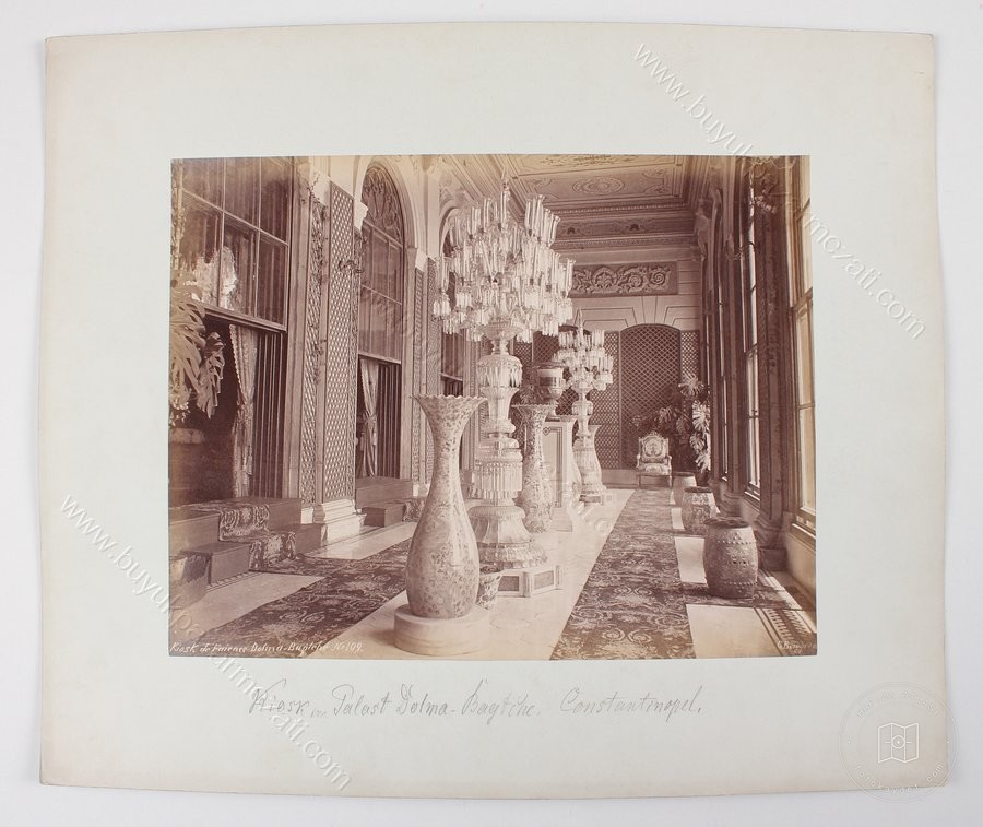 Dolmabahçe ve Çırağan — Arşivden bir görünüm