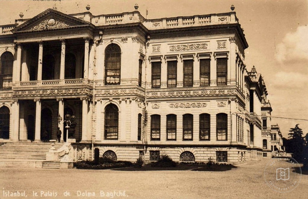 Dolmabahçe ve Çırağan — Arşivden bir görünüm