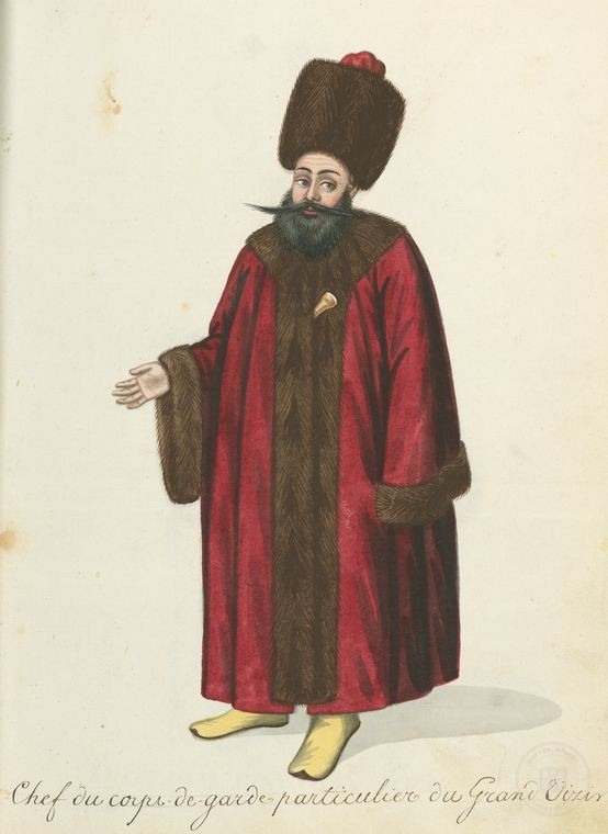 Osmanlı Halkları, Askerleri, Memurlar, Kostümleri — Portre ve kişi arşivi