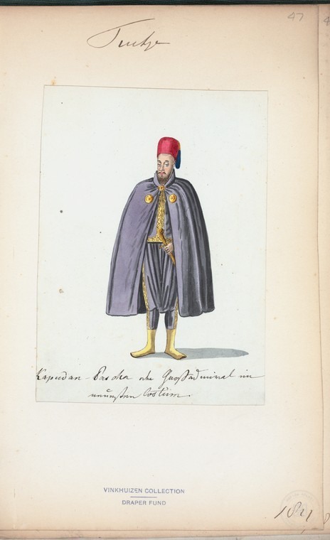 Osmanlı Halkları, Askerleri, Memurlar, Kostümleri — Portre ve kişi arşivi