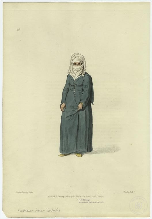 Ottoman People, Soldiers, Officers, Costumes — Portrait from the archive
