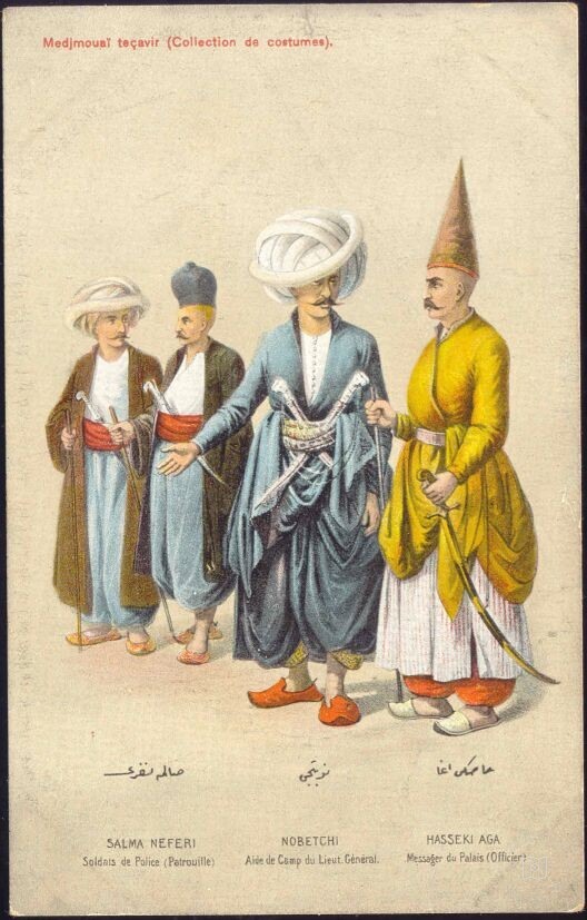 Ottoman People and Costumes — Portrait from the archive