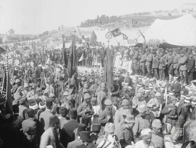 Ceremony With Turkish Soldiers And Officers İn Palestine