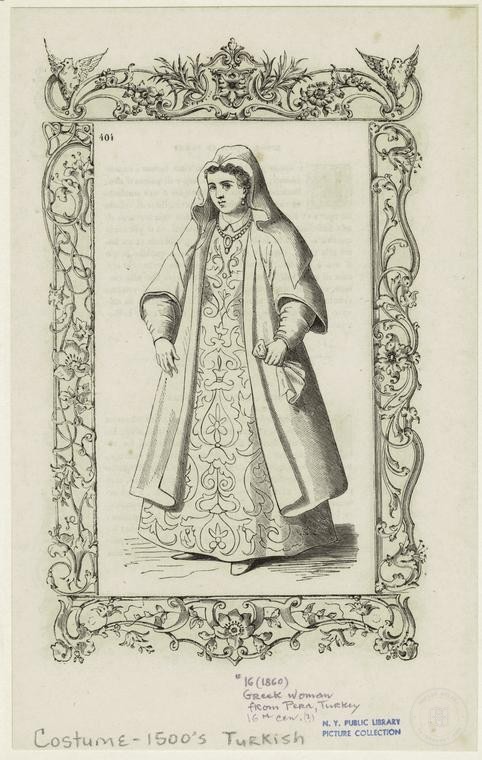Ottoman People, Soldiers, Officers, Costumes — Portrait from the archive