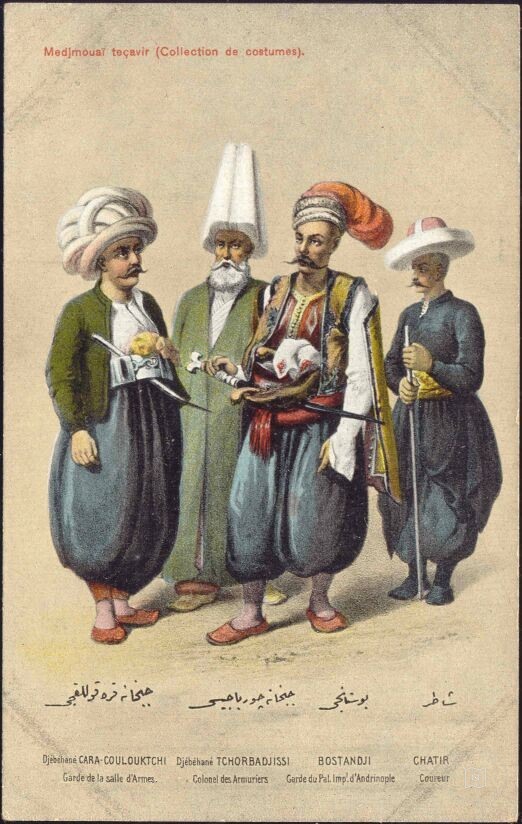 Osmanlı Halkı ve Kostümleri — Portre ve kişi arşivi