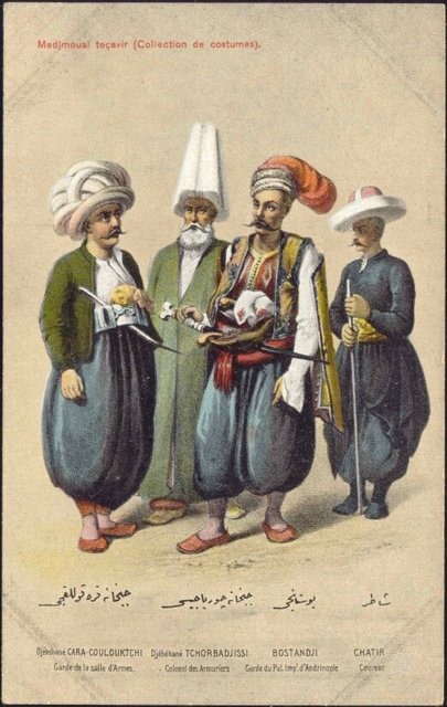 Osmanlı Halkı ve Kostümleri — Portre ve kişi arşivi
