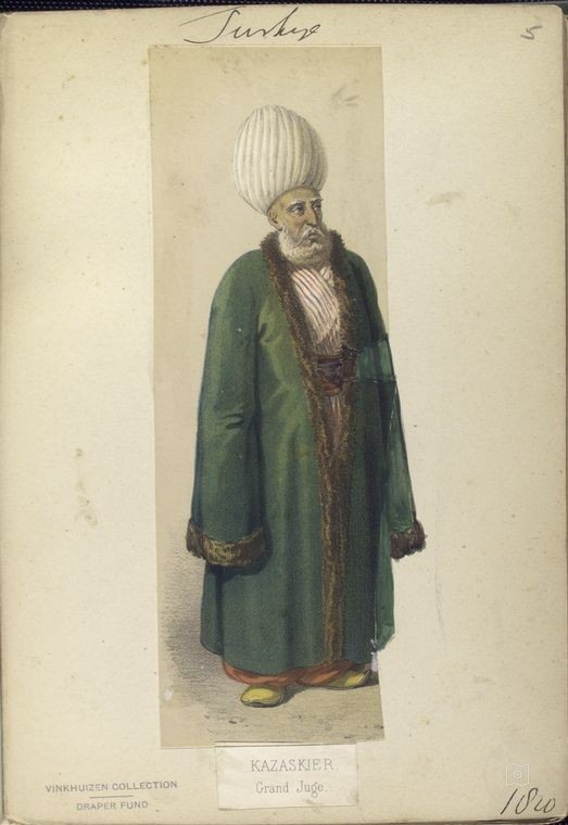 Osmanlı Halkları, Askerleri, Memurlar, Kostümleri — Portre ve kişi arşivi