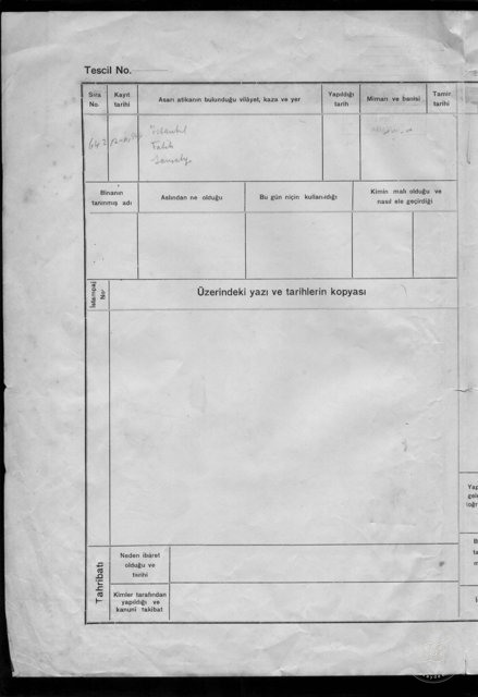 Yedikule — Document