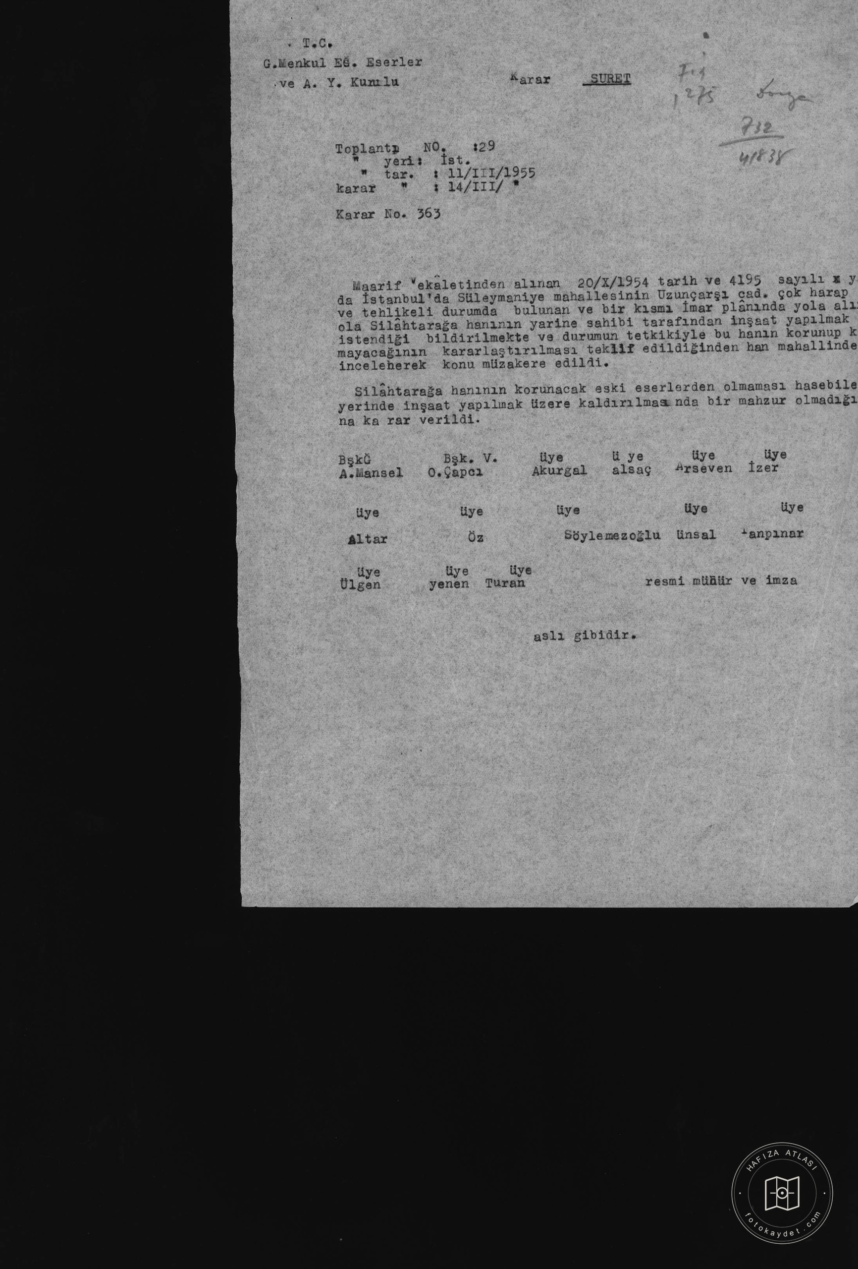 SİLAHTAR HANI — Document
