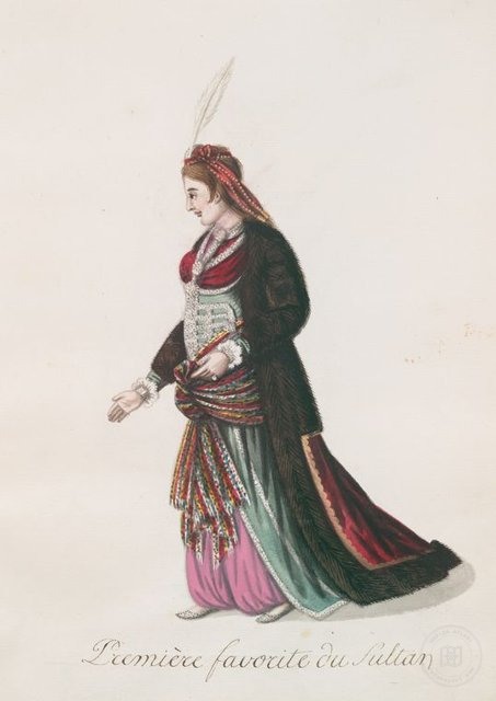 Ottoman People, Soldiers, Officers, Costumes — Portrait from the archive