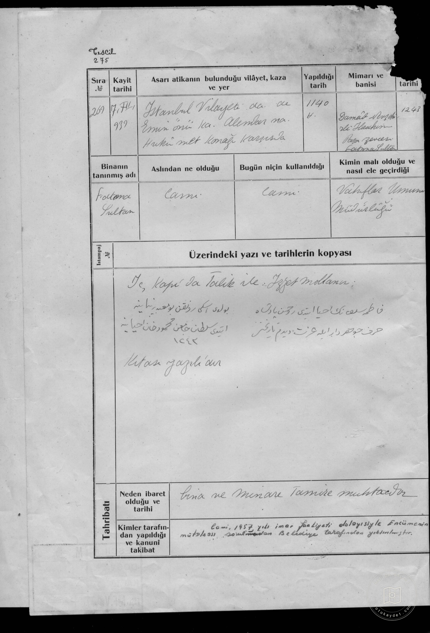 FATMA SULTAN — Document