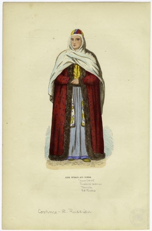 Ottoman People, Soldiers, Officers, Costumes — Portrait from the archive