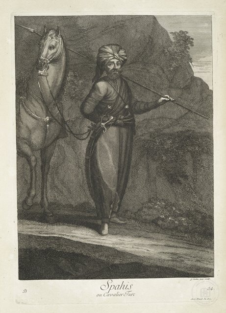 Ottoman People, Soldiers, Officers, Costumes — Portrait from the archive