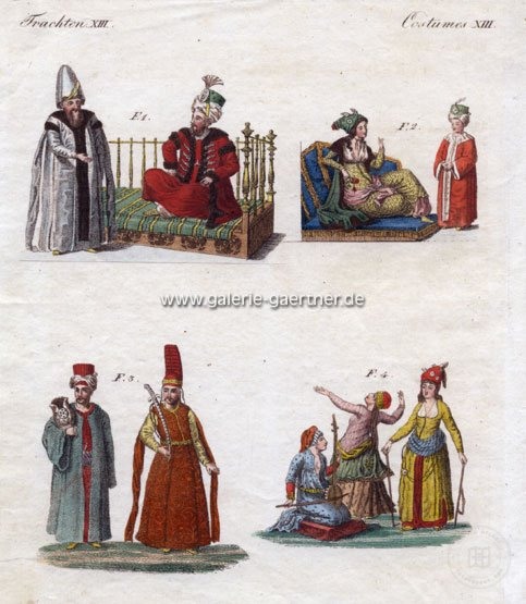 Osmanlı Halkı ve Kostümleri — Portre ve kişi arşivi