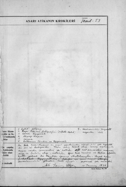 HÜSREV PAŞA Tomb — Document