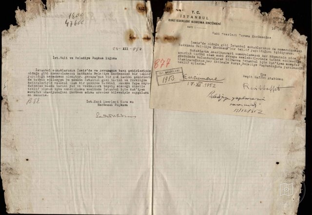 Street Names — Archival document