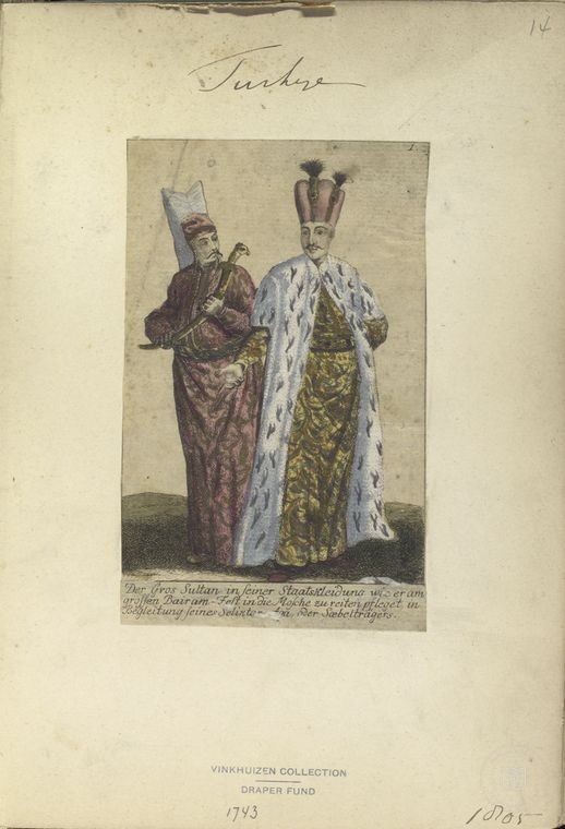 Osmanlı Halkları, Askerleri, Memurlar, Kostümleri — Portre ve kişi arşivi