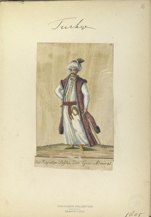 Osmanlı Halkları, Askerleri, Memurlar, Kostümleri — Portre ve kişi arşivi